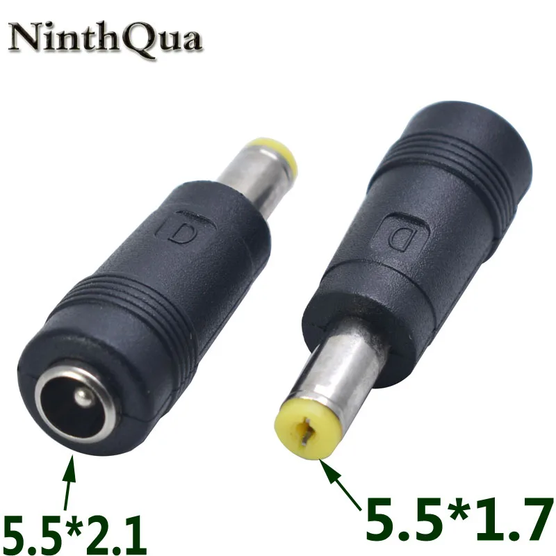 1 шт. 5 5x2 мм гнездо для 5x1 7 папа DC разъем питания адаптер конвертер 5*2 до 5*1 ноутбука