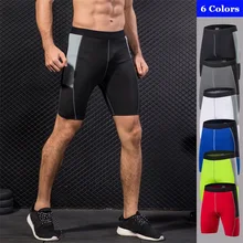 Для мужчин быстросохнущая спортивные шорты профессионального дышащие упражнения Фитнес шорты для йоги Бег