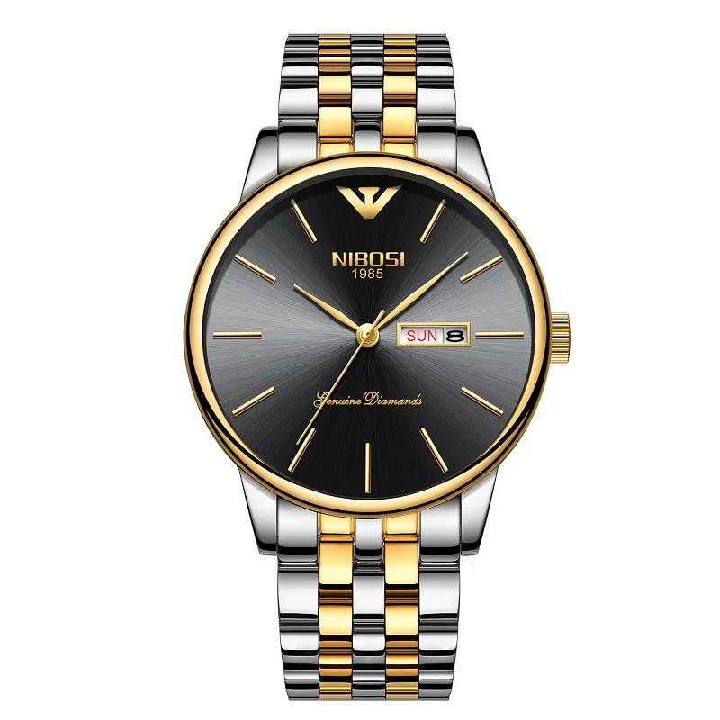 NIBOSI Quartz Clock Sports Men Watch Top Brand Luxury Famous Dress Fashion Watch Male Unisex Ultra Thin Wrist watch Para Hombre 