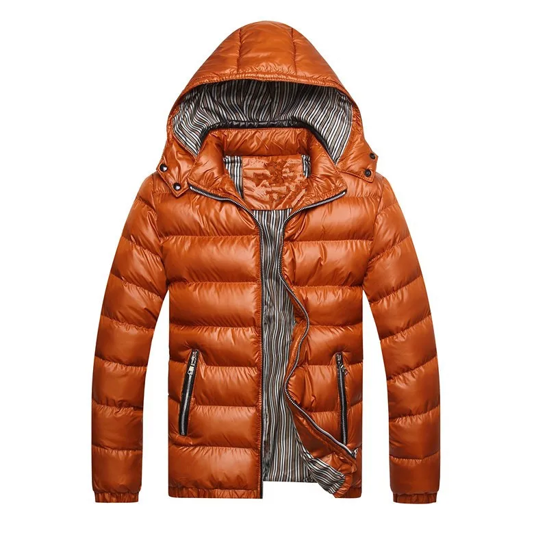 Зимняя мужская куртка, модная мужская парка со стоячим воротником, мужские плотные куртки и пальто, мужские зимние парки
