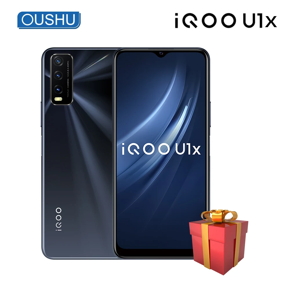 Смартфон vivo IQOO U1x 6 51 дюйма Snapdragon 662 5000 мАч 18 Вт тройная камера 13 МП|Смартфоны| |