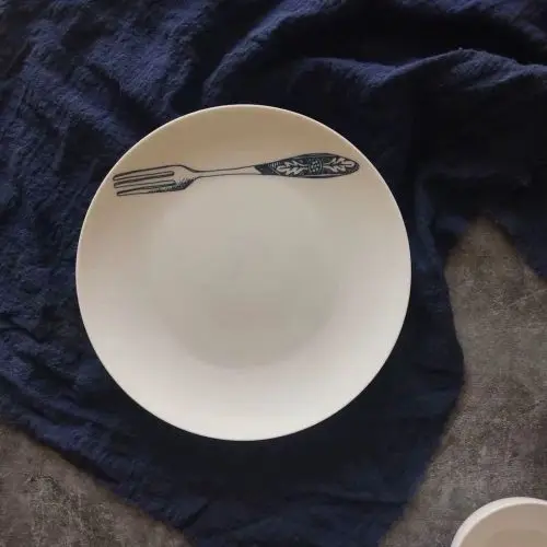 8 inch PLATE Костяного фарфора кружка Алиса в стране чудес обеденная тарелка английский послеобеденный чай чашка - Цвет: 8 inch PLATE