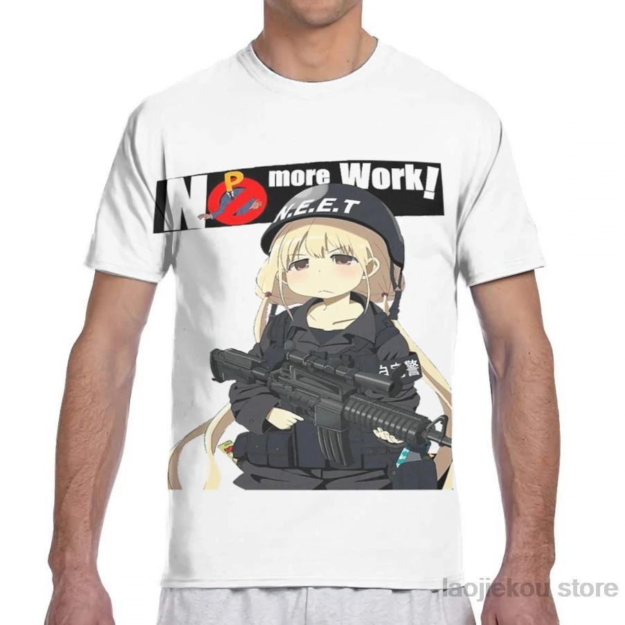 

N.E.E.T. Loli Commando men T-Shirt women all over print fashion girl t shirt boy tops tees summer Short Sleeve tshirts