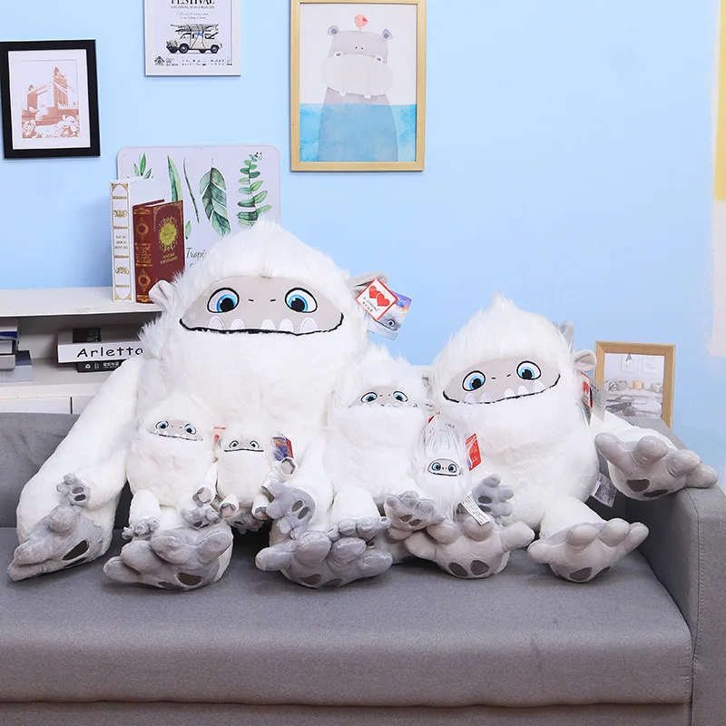 Новинка 2019New movei Yeti ужасная плюшевая игрушка снеговик-талисман пушистые белые волосы Монстр Кукла подарок для детей праздничный подарок