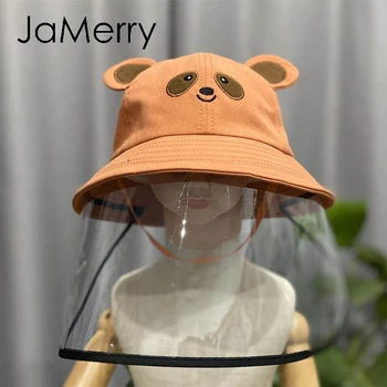 

JaMerry Children Dust Cover Full Face Cap bucket Hat Children Anti Protective Hat Droplets Spreading Prevent hat outdoor cap