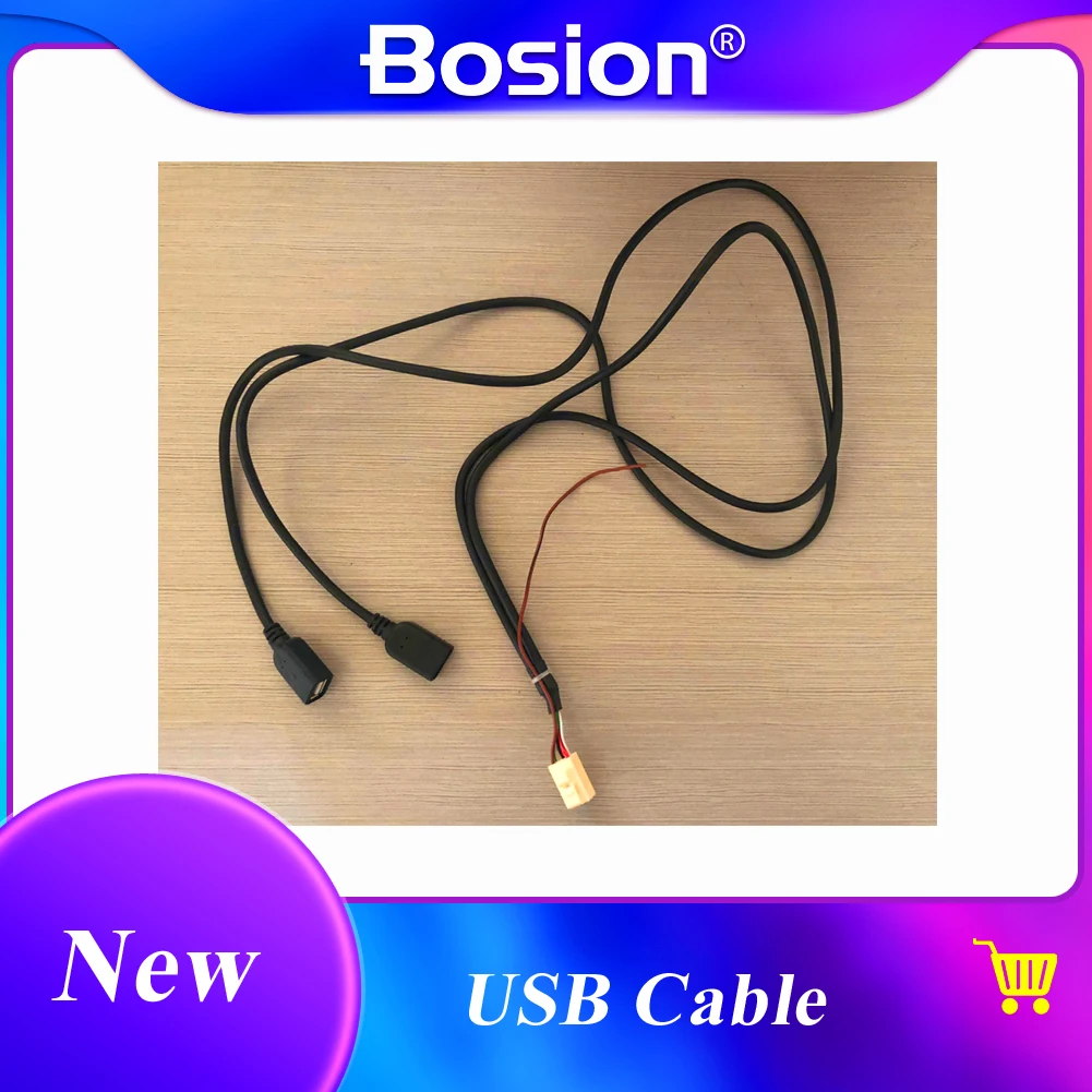 USB kabel do androida radio samochodowe długi przyrząd usb kabel doube USB jednostka główna