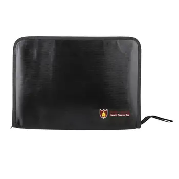 

Portable Fireproof & Waterproof Case For Document Envelope File Folder Cash Pouch Fireproof Money Bag Lipo Safe Bag