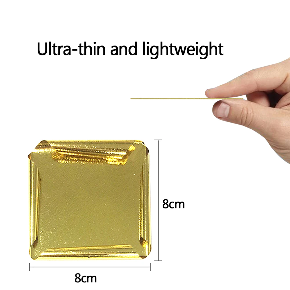 24K Gold хлопья съедобные Еда украшения Фольга Бумага кухни мусс для торта Формы