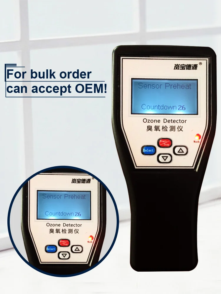  0.01 Resolution Ozone Meter Portable Accurate Ozone Detector manufacturer price mg ppm sensitive en