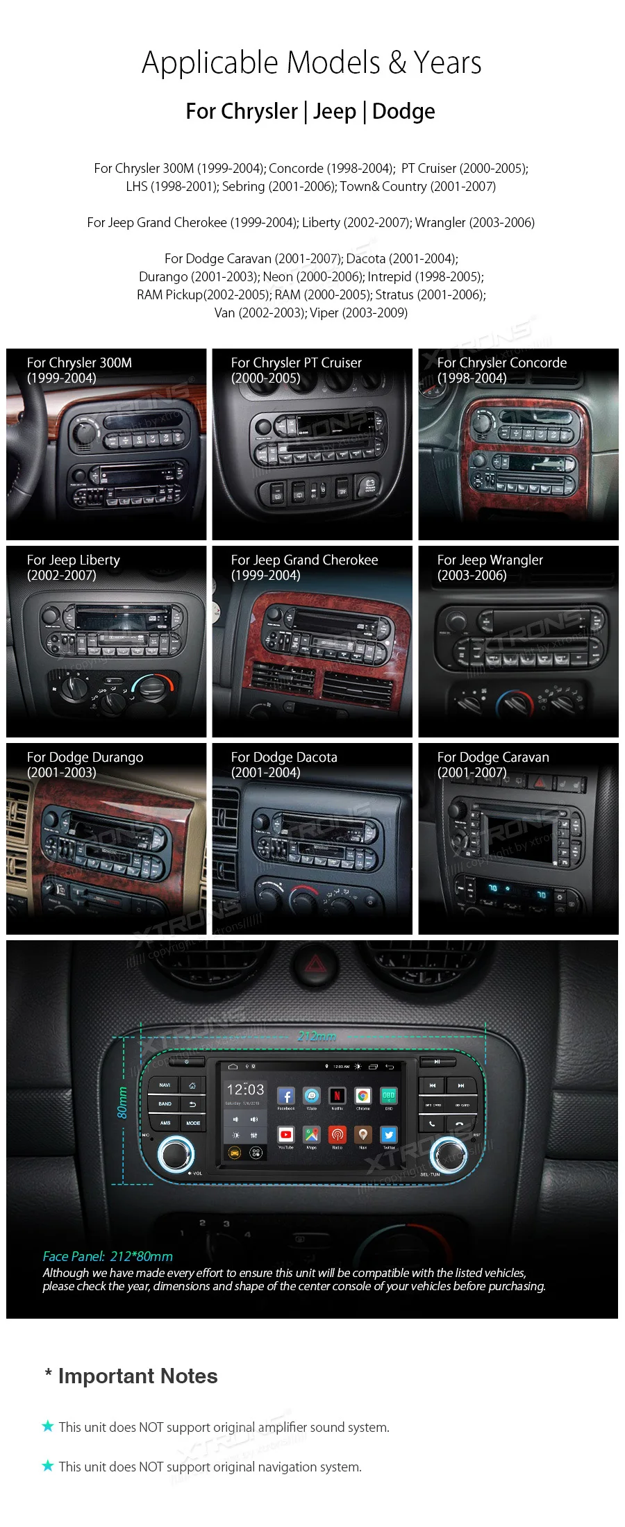 Cheap 5" Android 9.0 OS Car Multimedia GPS Radio for Dodge Caravan 2001-2007 & Neon 2000-2006 & Intrepid 1998-2005 & Dakota 2001-2004 3