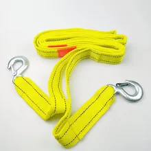 Автомобиль Тяговый канат 4 м 5 т сильный Тяговый канат Автомобильное устройство прицепа трос Тяговый канат автомобиля с крюком