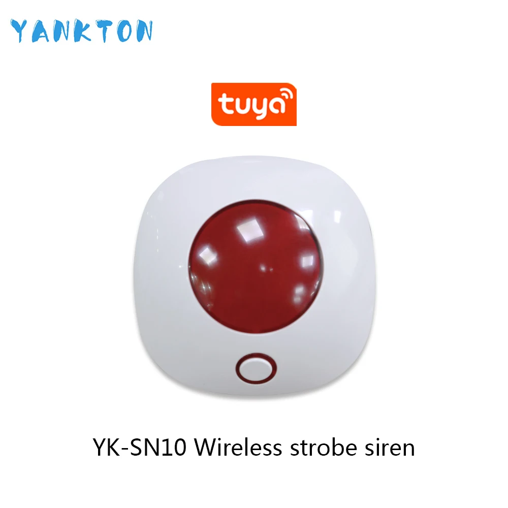 Tuya 433 МГц 3G и 4G WiFi беспроводная домашняя охранная и охранная сигнализация с PIR датчиком движения/дверной датчик/Сирена Поддержка Android и iOS - Цвет: YK-014-WirelessSiren