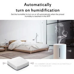 Capteurs de température et d'humidité sans fil Tuya Smart ZigBee, contrôle à distance avec application pour maison connectée, capteurs compatibles avec Alexa IFTTT 