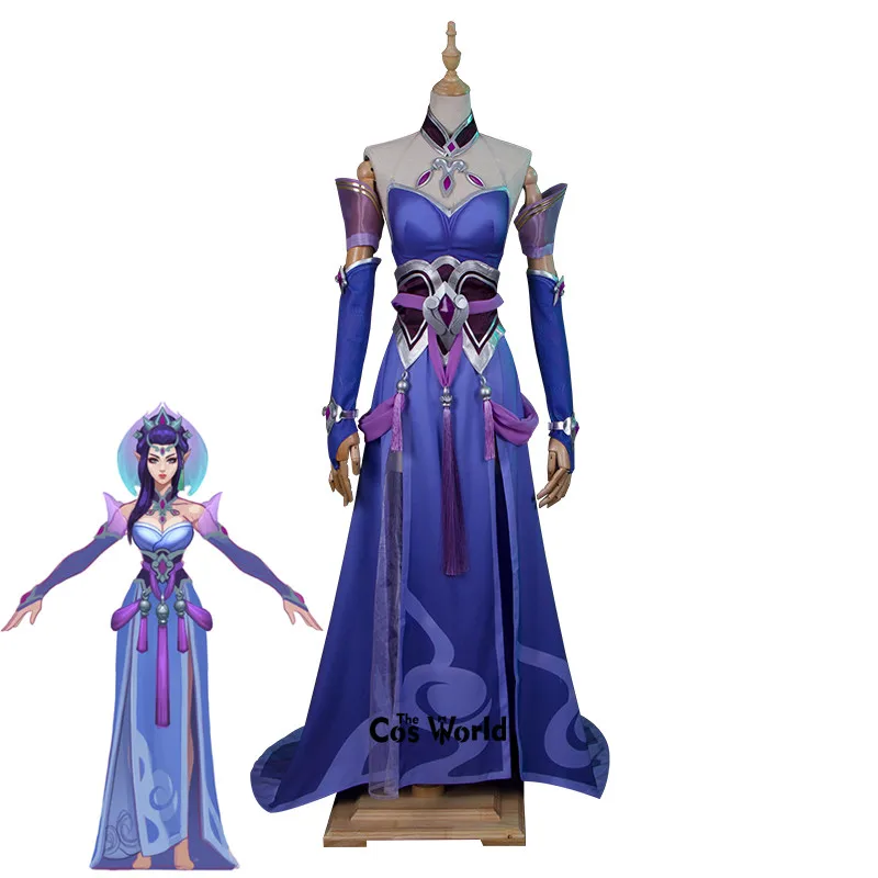 LOL the Fallen Majestic Empress Morgana платье кимоно юката наряд игры маскарадные костюмы |