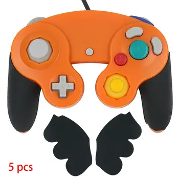 

Gamepad Handle Grips Replacement Hand Anti-Skid Protective Sticker Anti-sweat Anti-microbial Cover for GameCube Controller