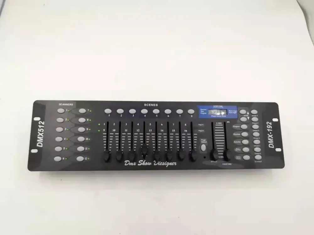 Nuevo контроллер DMX 192 оборудование диджей DMX 512 Iluminacion de escenio de consola para focos de cabeza móvi - Цвет: DMX  192