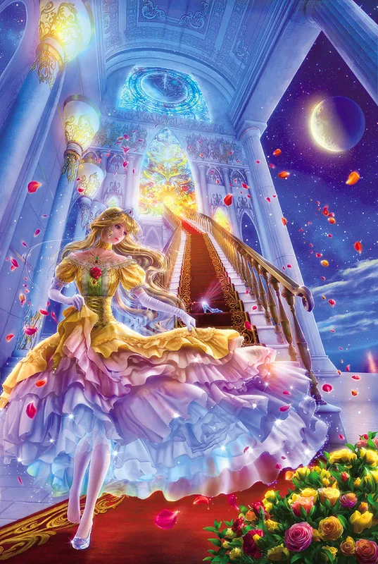 1000pieces Wooden Adult Jigsaw Anime Beautiful Cartoon Girl Colorful Color Imported Tochigi High Quality Jigsaw - Цвет: 6