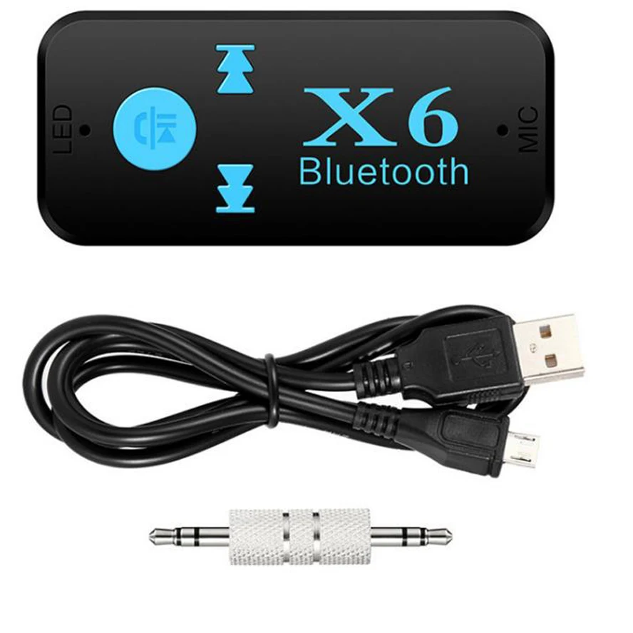 Bluetooth приемник аудио приемник AUX 3,5 мм автомобильный динамик TF карта функция воспроизведения адаптер беспроводной громкой связи вызов Энергосбережение