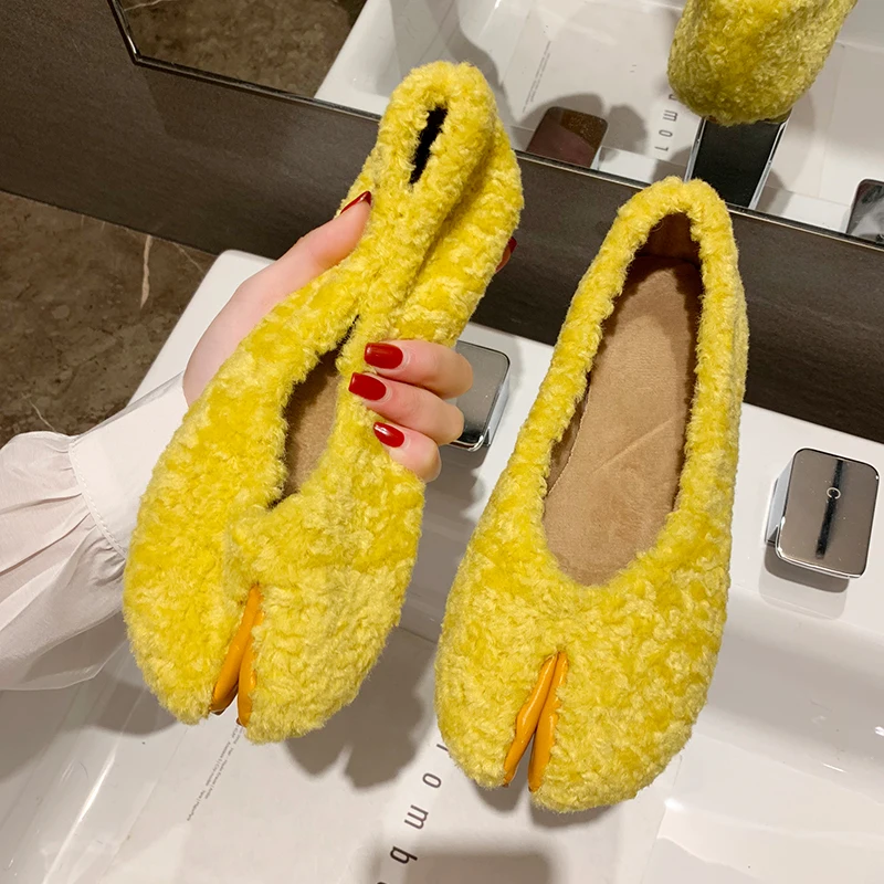 

Moccasin Shoes Loafers Fur Round Toe Slip-on 2019 Fashion Women's All-Match Casual Female Sneakers Flats Moccasins Slip On