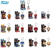 FUNKO POP брелок Marvel Super Hero оригинальные персонажи Поп аниме ПВХ фигурка Коллекционная модель детские игрушки для подарков F85