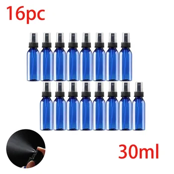 

16pcs Fine Mist Plastic Pet Spray Bottle 30ml Travel Cosmetic Bottles Set Makeup Liquid Container Refillable Perfume Atomizer