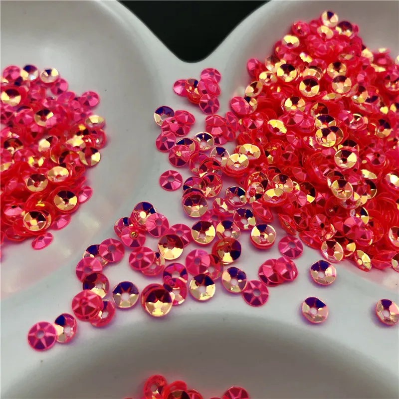 PVC Deep Cup Sequins Glitter Paillettes For Clothes Hat Shoes Kids DIY Crafts Handmade Accessory 30g 3mm 4mm 5mm sequins for crafts,sequin embroidery accessories,sequin sewing accessories,sequins accessories,sequins jewelry accessories