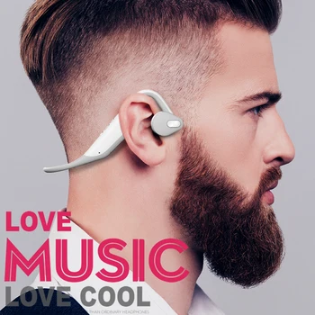 

Outdoor Sport Bone Conduction Headphone Neck Earphone BH128 Stereo Bluetooth for Outdoor Enjoyable Earphone Ornament