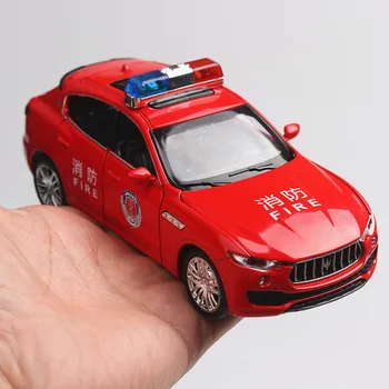 

Martha Levante Car Model Simulation Car Toy 1:32 Children's Pull Back Car Model Sound and Light Open Door Toy