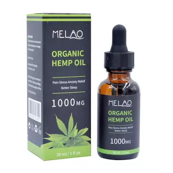 

30ml Organic Essential Oil Bio-active Hemp Oil Drops Herbal Oil Skin Care Help Sleep Body Care Pain Stress Relief Anti Anxiety