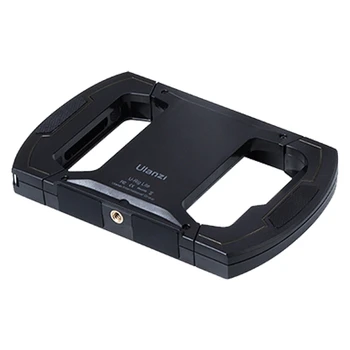 

Ulanzi U-Rig Lite Handheld Camera Bracket Mobile Phone Vlog Mounts Holder with 3 Cold Shoe Mic LED Light Expansion Stand