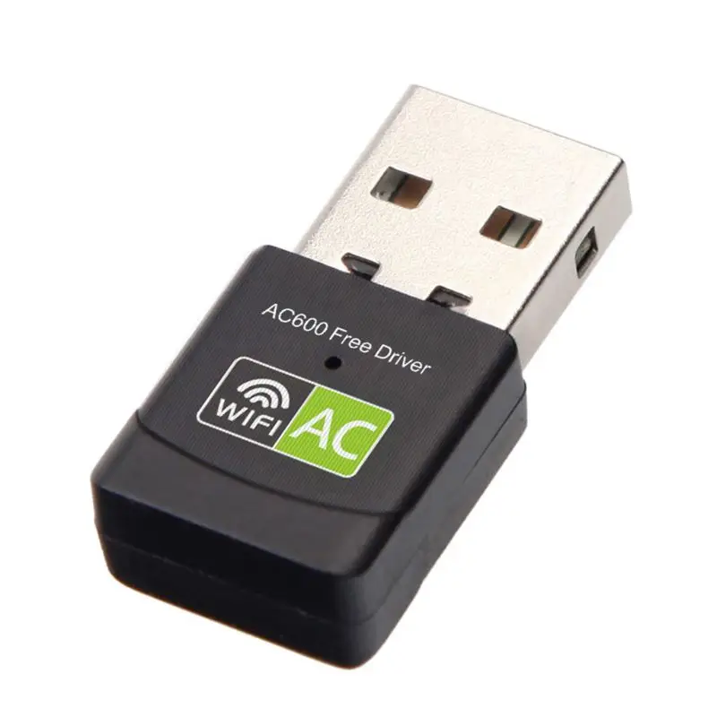 USB WiFi адаптер AC600 Мбит/с двухдиапазонный 2,4/5 ГГц беспроводной USB компьютер WiFi ключ