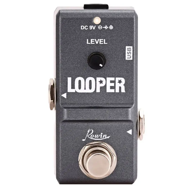 Rowin Tiny Looper педаль эффектов для электрогитары 10 минут петля неограниченное количество накладных