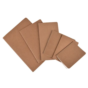 

Vintage Cowhide Paper Notebook Blank Notepad Note Book Soft Copybook Daily Weekly Memos Kraft Cover Journal Notebooks Planner