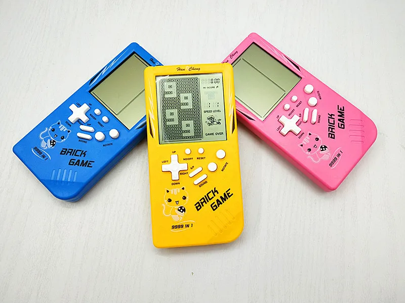 Portable Classic Nostalgic Tetris Game Machine Educational Toys Big Screen Handheld Pocket Gaming Player 23 IN 1 Childhood Gift