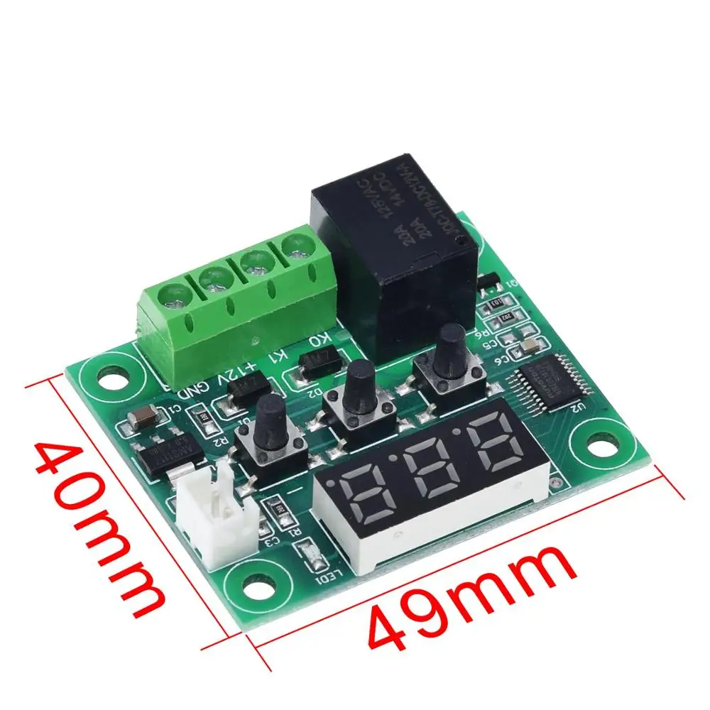 1 шт. W1209 DC 12 В температура отопления охлаждения термостат контроль температуры Переключатель Регулятор температуры термометр термо-контроллер
