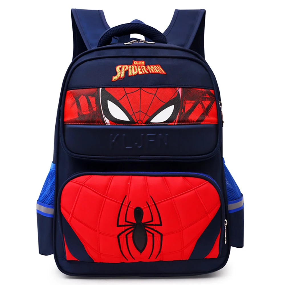 Marvel Brand Cartoon Spiderman Students Schoolbags Boys Waterproof Backpack Bags For Children Travel Large Capacity Handbags New