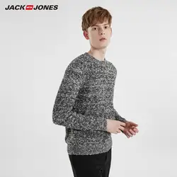 JackJones мужской повседневный цветной длинный трикотаж с рукавами свитер 219125509