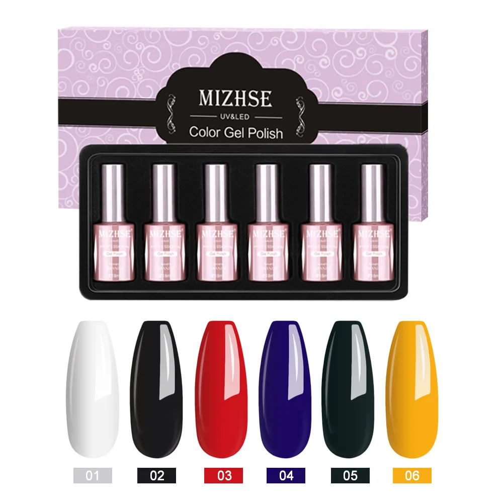 P12 MIZHSE, 18 мл, Гель-лак, Гель-лак, УФ-гель, светодиодный, лампа, Гель-лак, дизайн ногтей, лак для ногтей, 6 шт. в наборе, УФ-смола, цвет, грунтовка - Цвет: P12