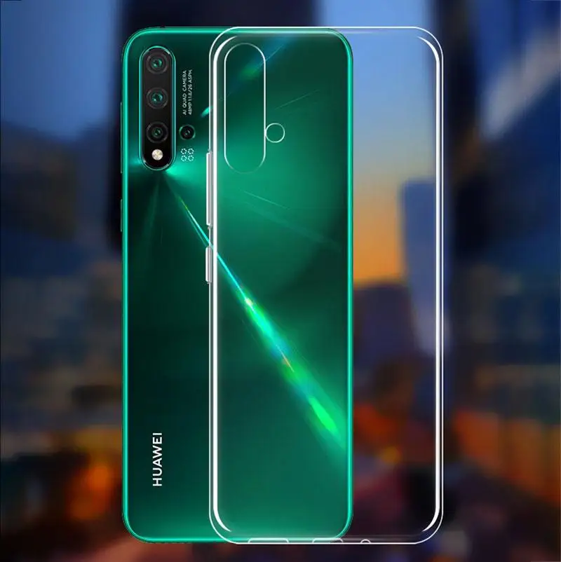 

For Honor 20 9X Pro Case Ultra Thin Transparent Silicone Soft TPU Back Full HD Cover Case for Huawei Mate 30 Pro Lite P smart Z