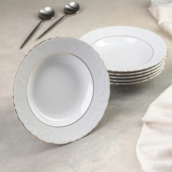 

Set of 22.5 cm deep plates, 6 pcs