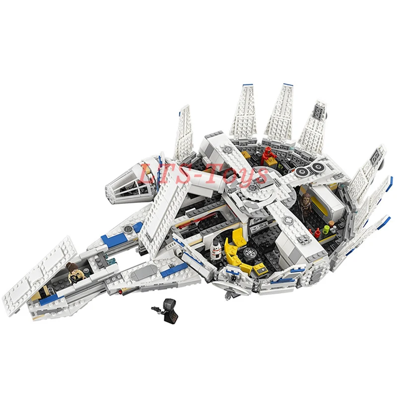 Новые Звездные войны совместимы с 05142 75212 Kessel Run Millennuim Falcon набор строительных блоков Кирпичи Детские игрушки Подарки