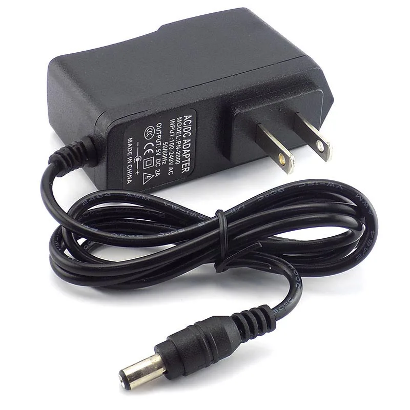 AC DC 5V 2A 2000mA адаптер питания штепсельная вилка EU US 100 V 240 конвертер 5 5x2 1mm для CCTV