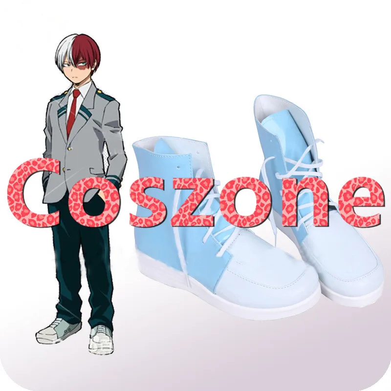 My Hero Academia Todoroki Shoto High School Cosplay Shoes (1)