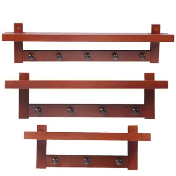

Solid Wood Multi-functional Hook, Partition, Shelf, Porch, Creative Wall, Shelf, Wall Hanging, Perforated Hook