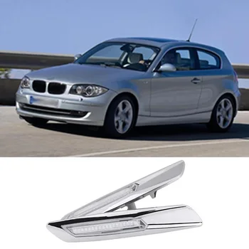 

2pcs Durable Car Side Marker Lights Led Bright White Repeater Flashing Indicator Lamp for bwm E46 E36 E90 E91 E81 E82 E87 E88