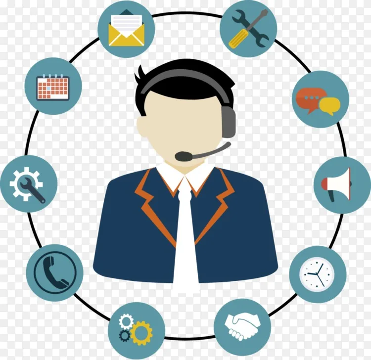 png产品客户服务客户经理公关图片
