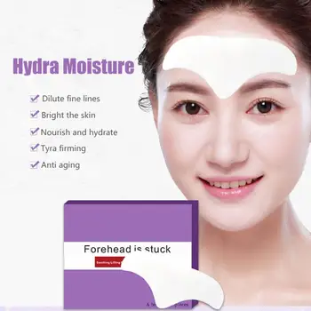 

10PCS/Box Anti Wrinkle Pads Facial Forehead Lines Skin Moisturizing Repairing Sticker Pad Facial Lifting Pad Forehead Patch Pads