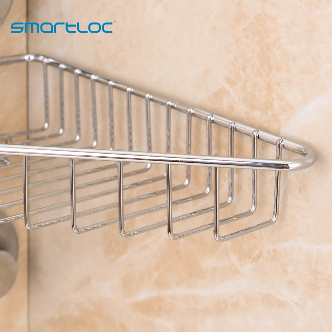 smartloc Suction 2 Layers bathroom shelf wall shelf bathroom accessories bathroom organizer shelves corner shelf shower caddy