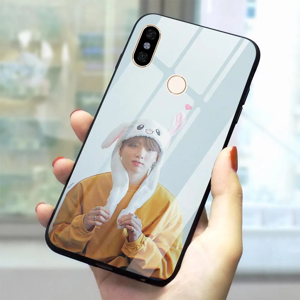 

Jungkook Kpop Phone Cover for Xiaomi Mi A2 Redmi 4X 6A Case Note 5 6 7 Pro Mi A1 8 Lite 9 F1 Tempered Glass