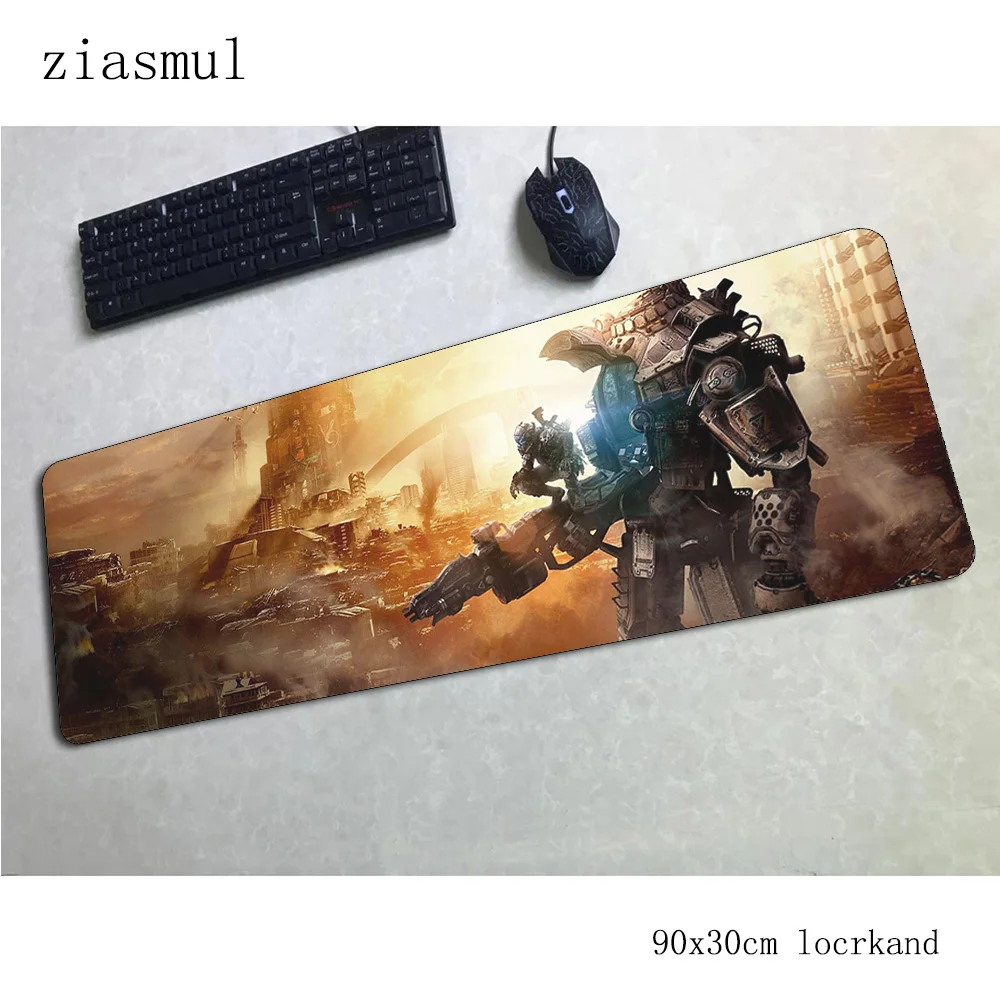 Коврик для мыши titanfall 90x30 см компьютерный геймерский коврик большой милый